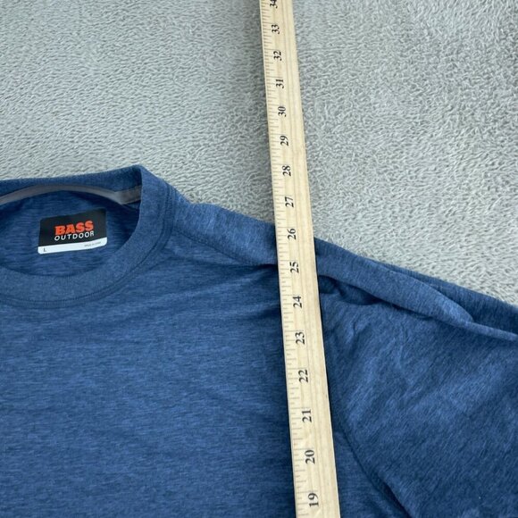 Bass Outdoor Microtech Perf SS Tee Big Dipper Blue L NWT 1692 - Picture 7 of 11